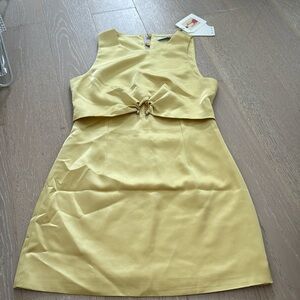 Brand new yellow mini dress